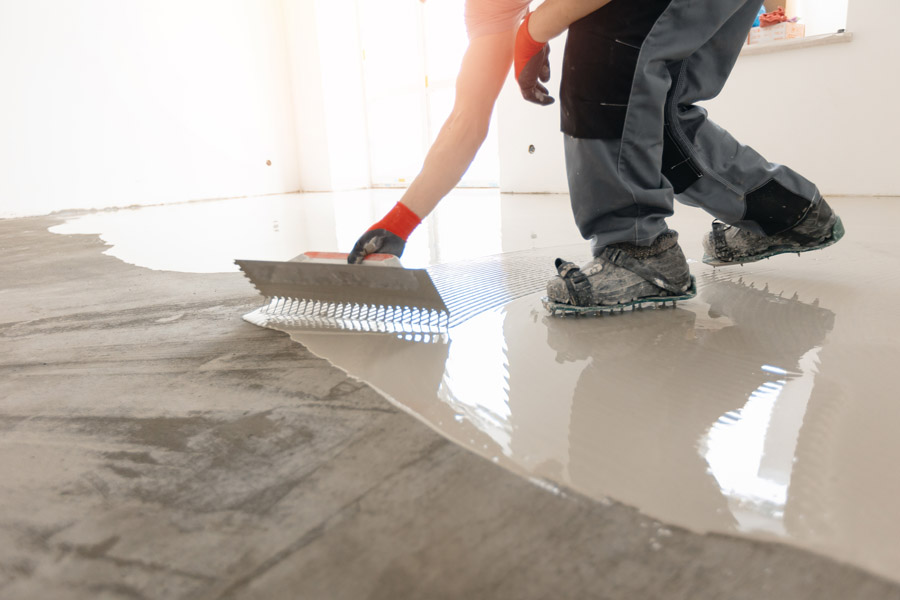 Epoxy floor installation Toronto — professional concrete coating by Walls Master