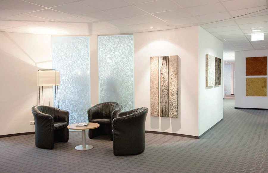 Office reception painting in Toronto by Walls Master