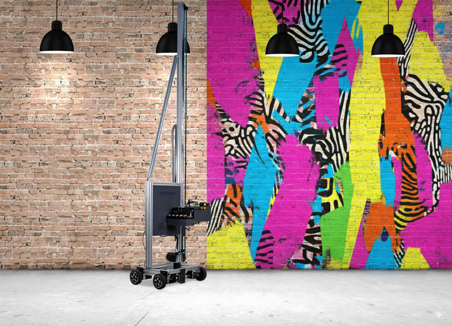 Wall Printing on Brick Wall | Walls Master Toronto